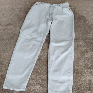 Lee Vintage Light Wash High Rise 80s Jeans 12L Runs Small Pls See Measurements